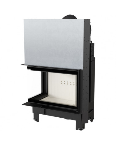 Insert cheminée MBA 17 BS vitre à gauche ouverture relevable