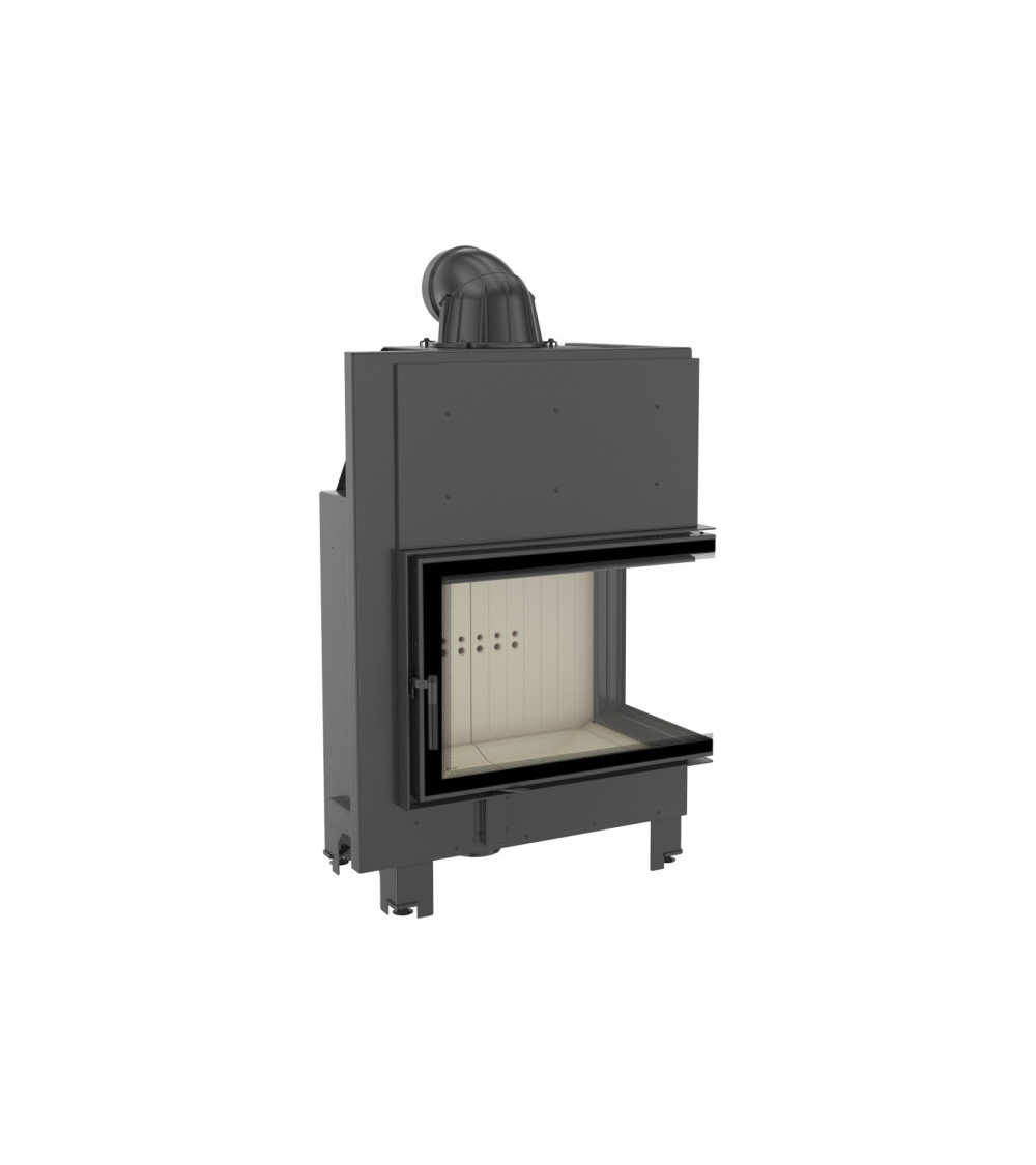Inserto para chimenea MBA 17 BS cristal en el lado izquierdo