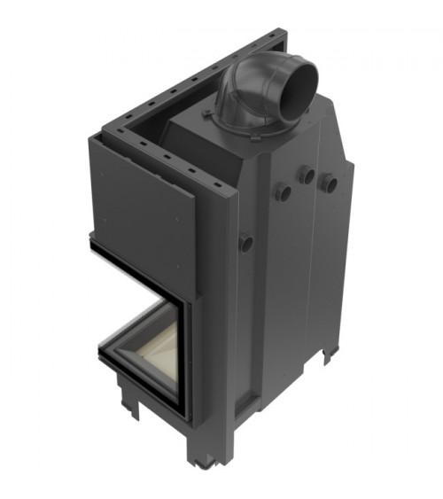 Inserto para chimenea MBA 17 BS cristal en el lado izquierdo