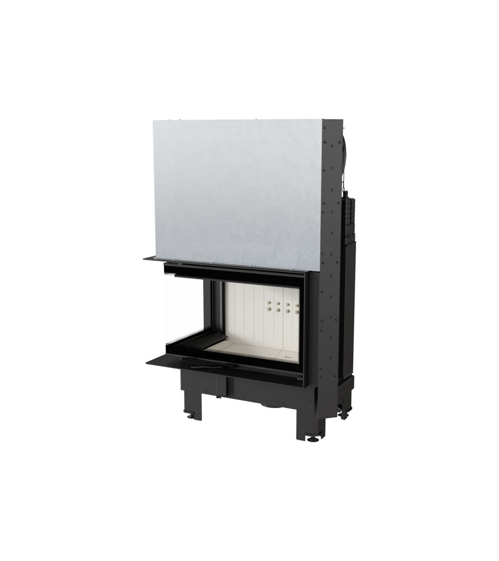 Insert cheminée MBM BS 10 vitre à gauche ouverture relevable
