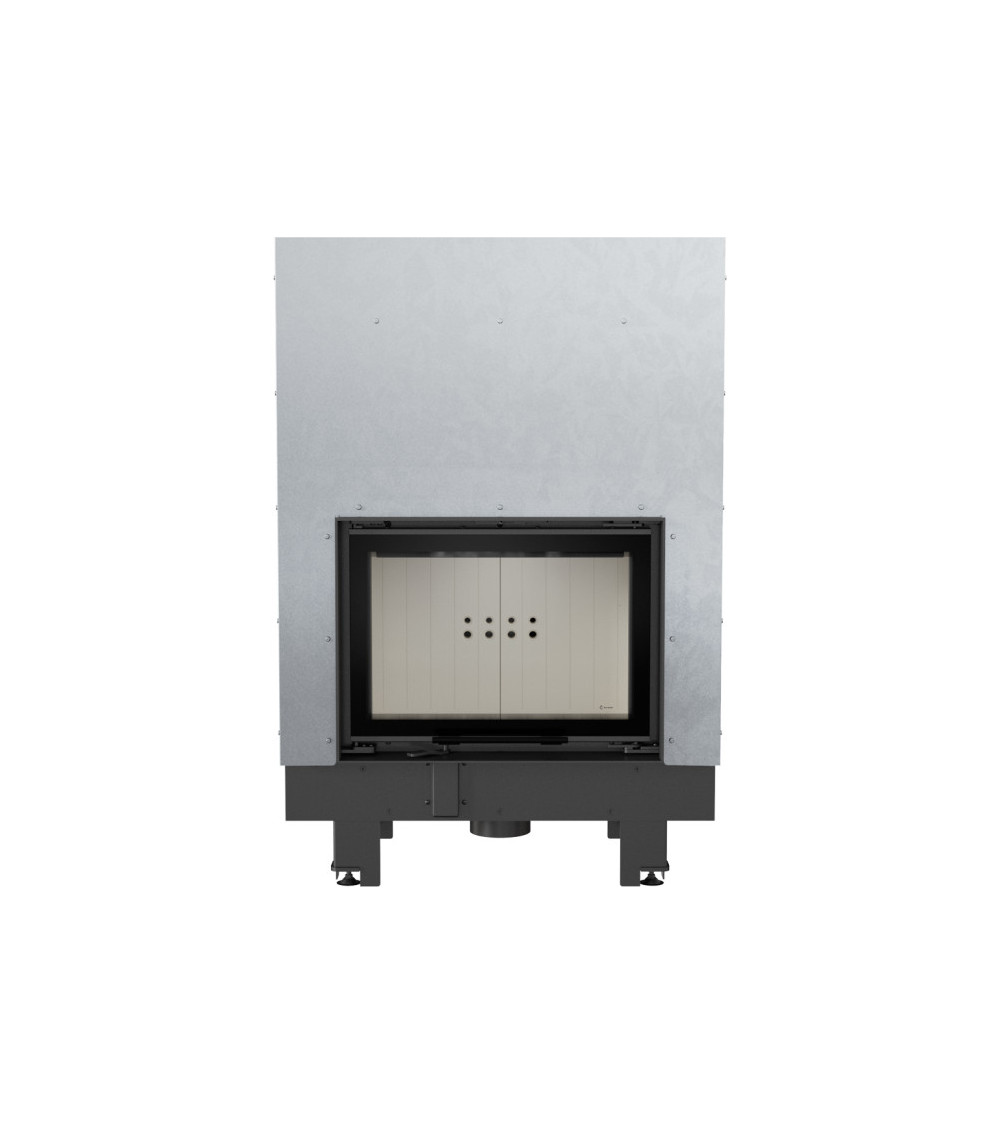 Inserto para chimenea MBM 10 cristal en el lado izquierdo puerta de guillotina