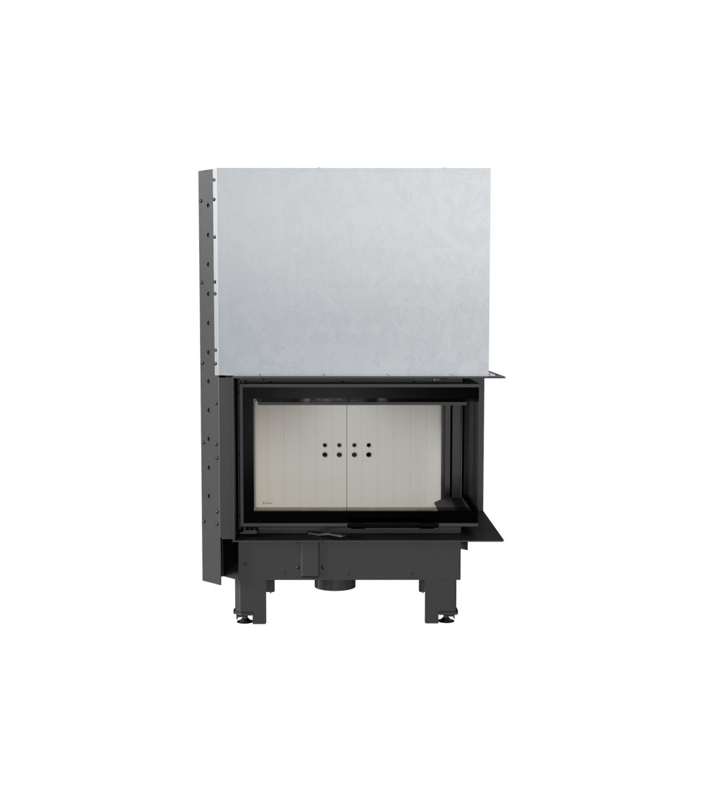 Inserto para chimenea MBM 10 cristal en el lado izquierdo puerta de guillotina