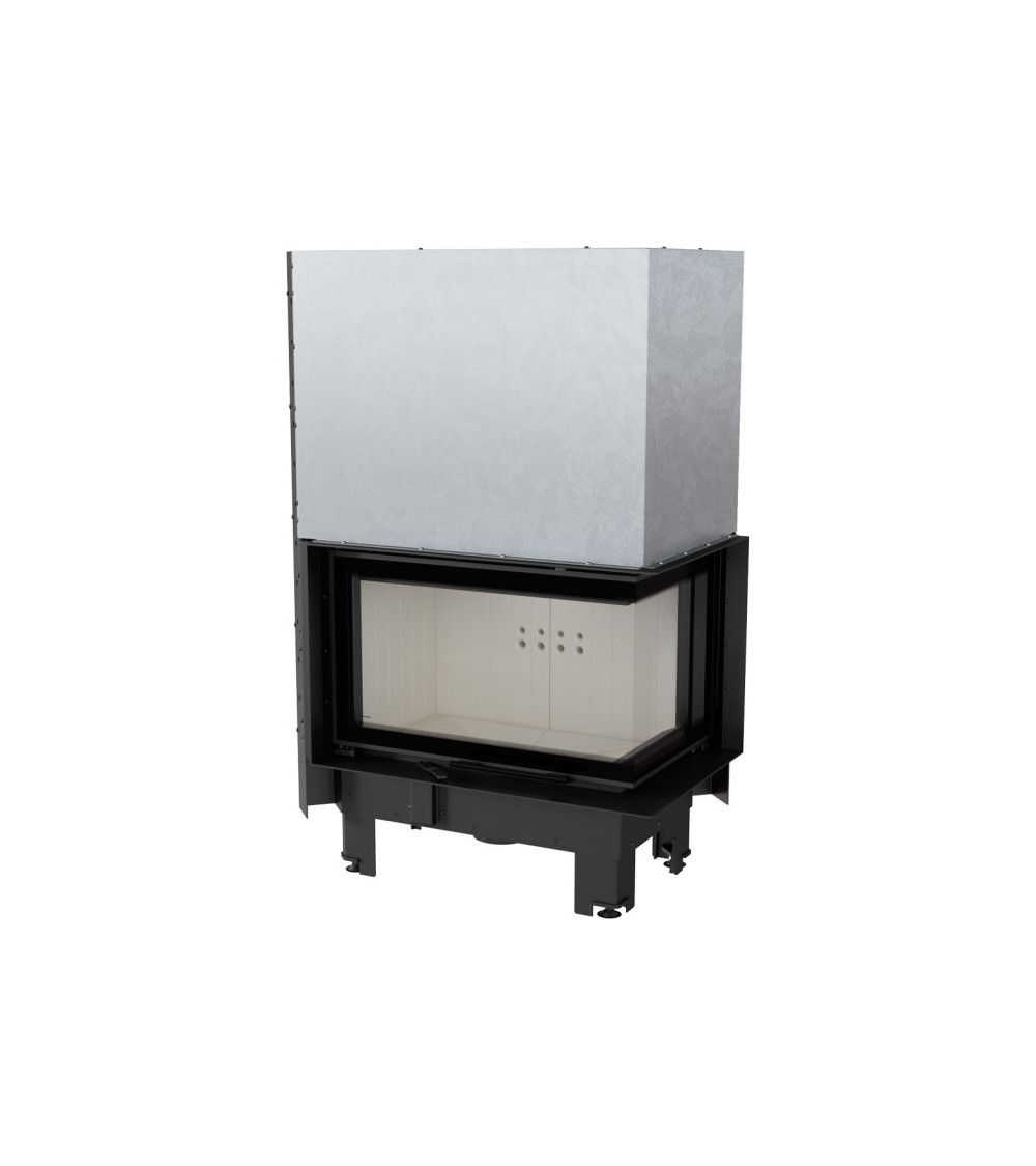 Inserto para chimenea MBM 10 cristal en el lado izquierdo puerta de guillotina