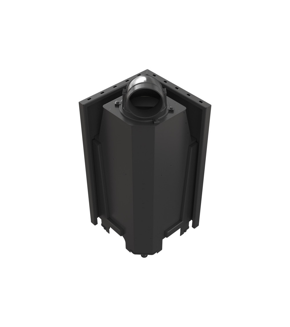 Insert cheminée MBN BS 12 vitre à droite