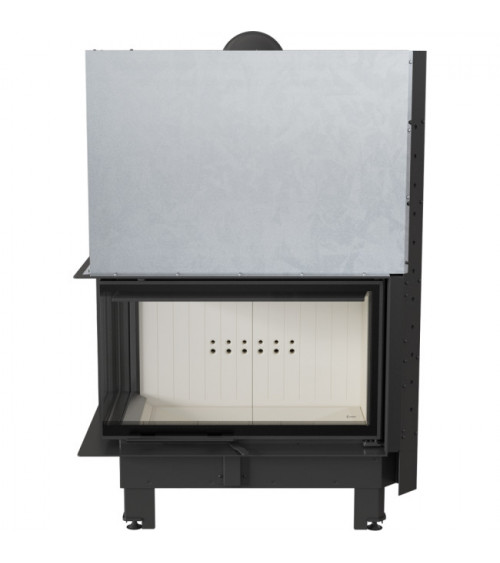 Insert cheminée MBO BS 15 vitre à gauche ouverture relevable