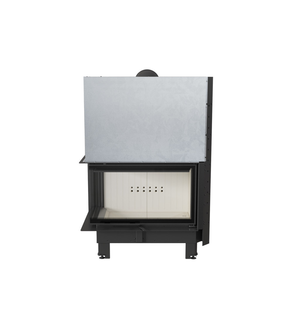 Insert cheminée MBO BS 15 vitre à gauche ouverture relevable