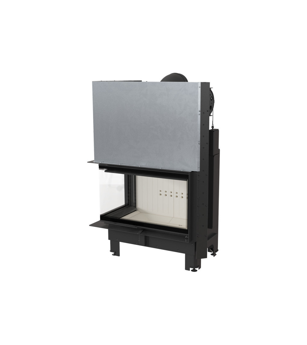 Insert cheminée MBO BS 15 vitre à gauche ouverture relevable