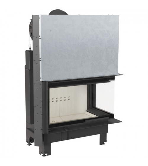 Insert cheminée MBO 15 BS vitre à droite ouverture relevable