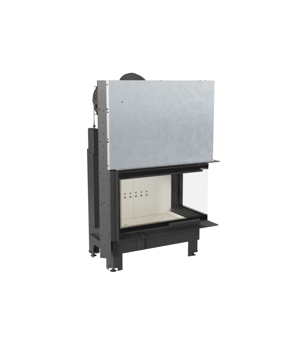 Insert cheminée MBO 15 BS vitre à droite ouverture relevable