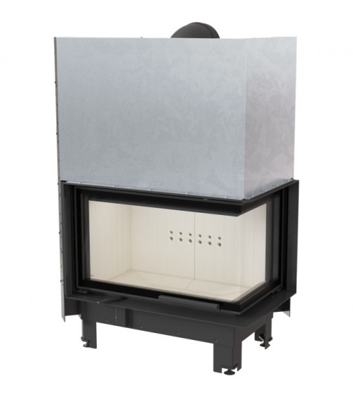 Insert cheminée MBO 15 BS vitre à droite ouverture relevable