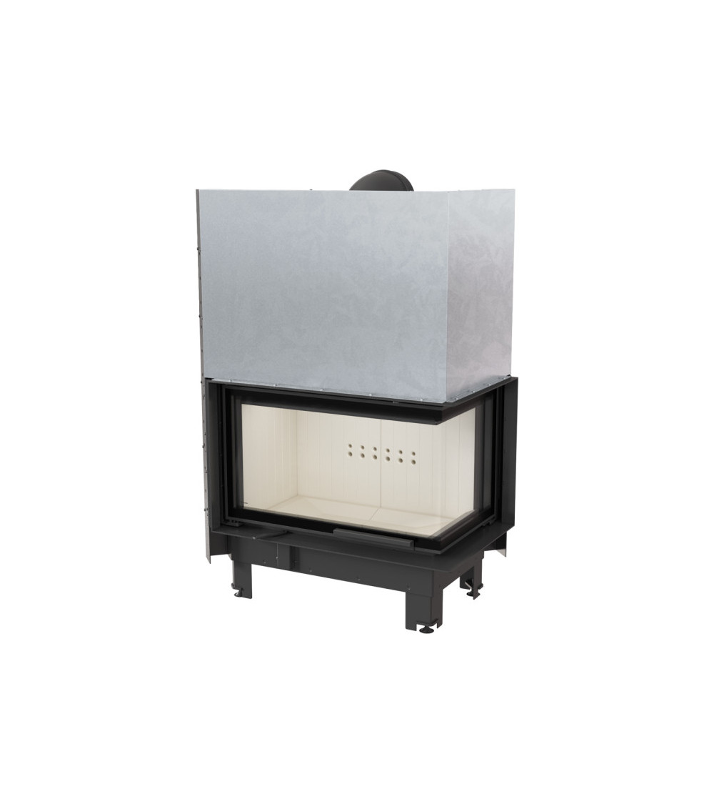 Inserto para chimenea MBO 15 BS cristal en el lado derecho puerta de