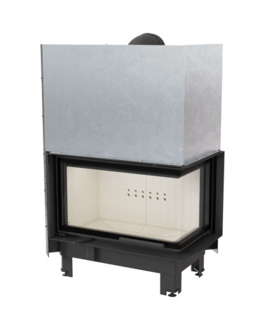 Insert cheminée MBO 15 BS vitre à droite ouverture relevable