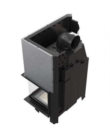 Insert cheminée MBO 15 BS vitre à droite ouverture relevable