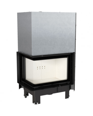 Inserto para chimenea MBZ 13 BS cristal en el lado izquierdo