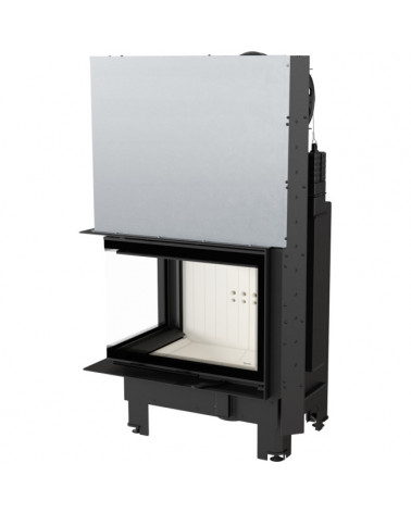 Inserto para chimenea MBZ 13 BS cristal en el lado izquierdo
