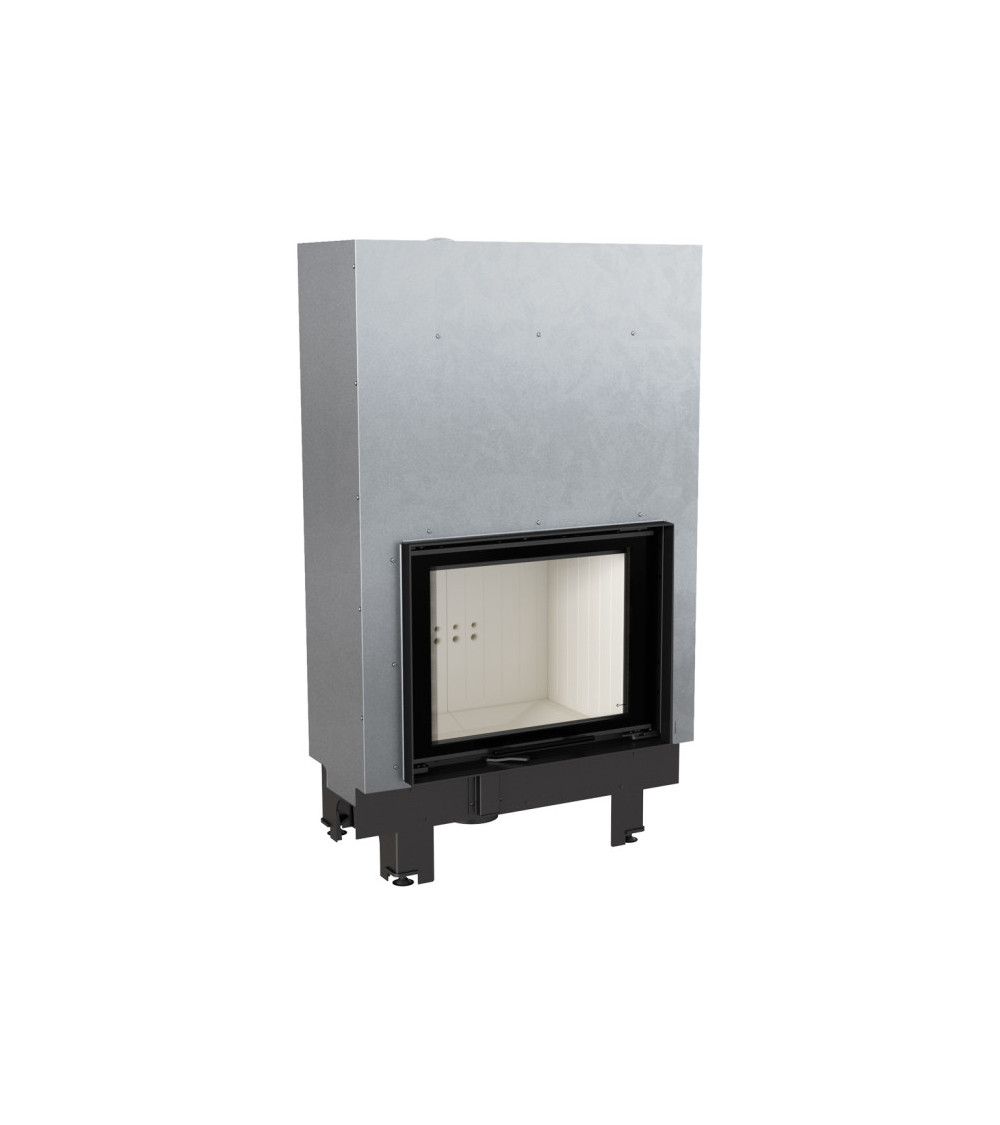 Inserto para chimenea MBZ 13 BS cristal en el lado izquierdo puerta de guillotina