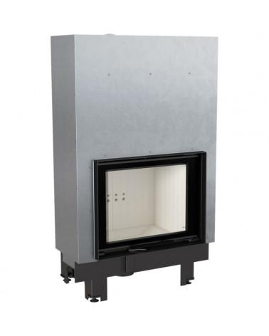 Inserto para chimenea MBZ 13 BS cristal en el lado izquierdo puerta de guillotina