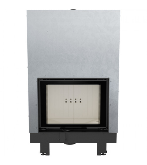 Inserto para chimenea MBZ 13 BS cristal en el lado izquierdo puerta de guillotina