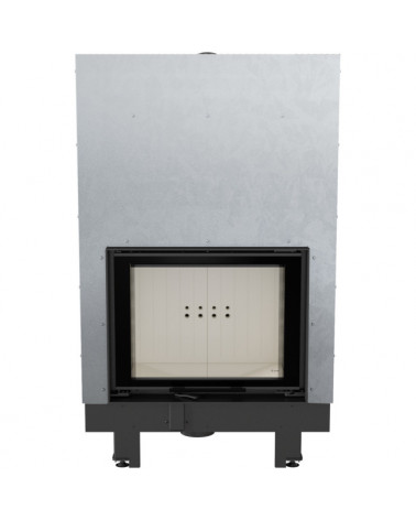 Inserto para chimenea MBZ 13 BS cristal en el lado izquierdo puerta de guillotina
