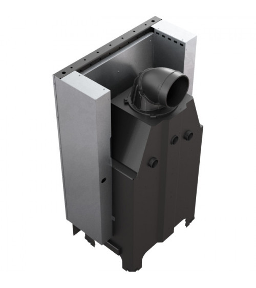 Inserto para chimenea MBZ 13 BS cristal en el lado izquierdo puerta de guillotina