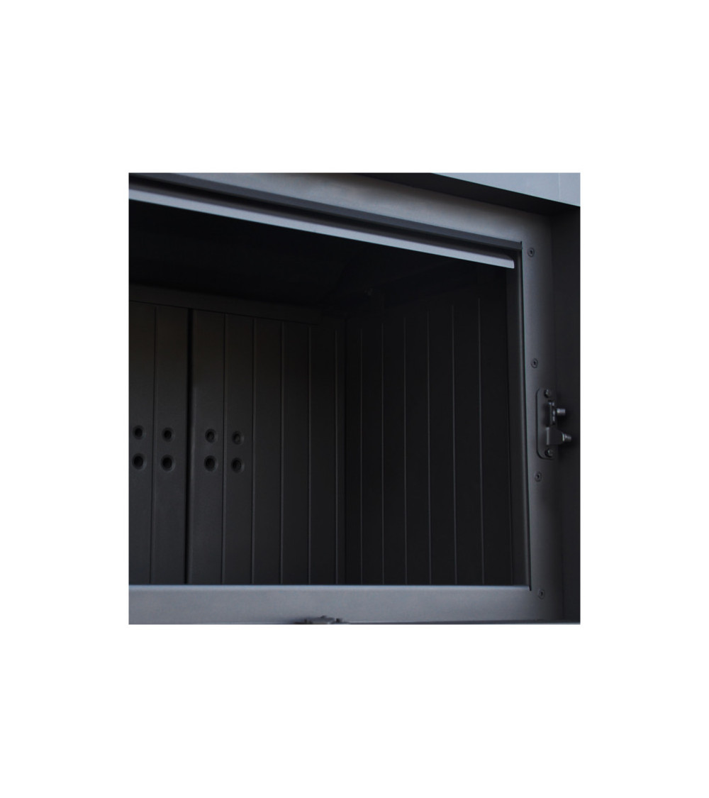 Insert cheminée MBZ 13 double vitrage ouverture relevable