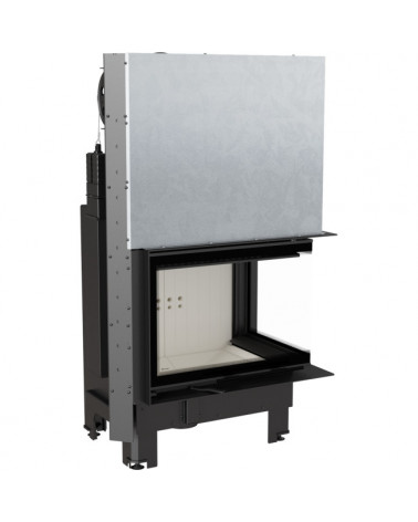 Inserto para chimenea MBZ 13 BS cristal en el lado izquierdo puerta de guillotina