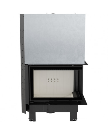 Insert cheminée MBZ 13 vitre à droite ouverture relevable
