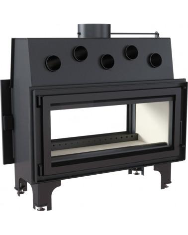 Inserire l'angolo camino Trivision 10 kw