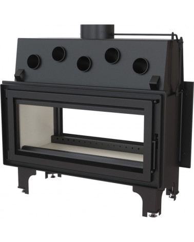 Inserire l'angolo camino Trivision 10 kw
