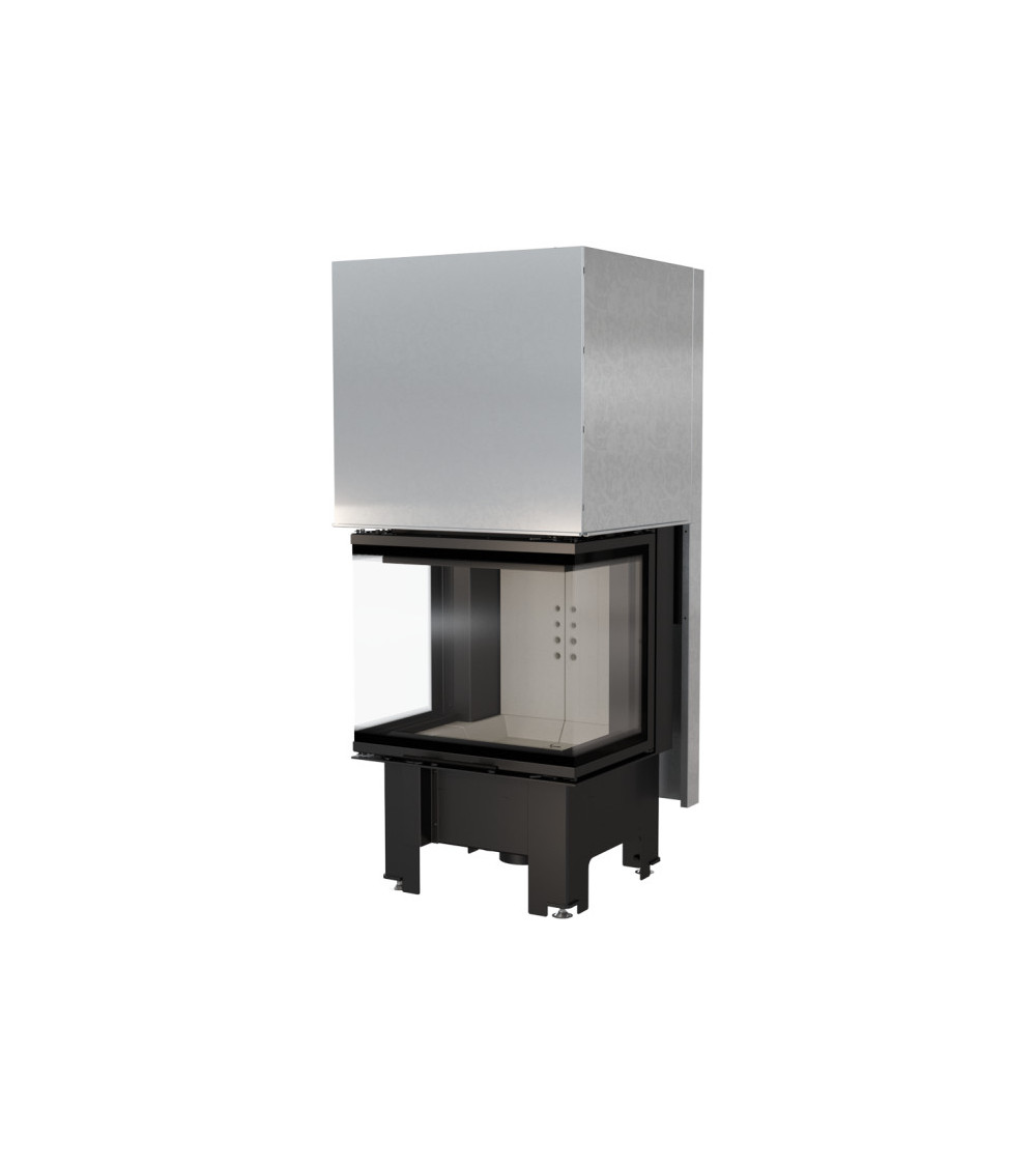 Insert cheminée NBC 9 3 côtés vitrés ouverture relevable Insert cheminée NBC 9 3 côtés vitrés ouverture relevable