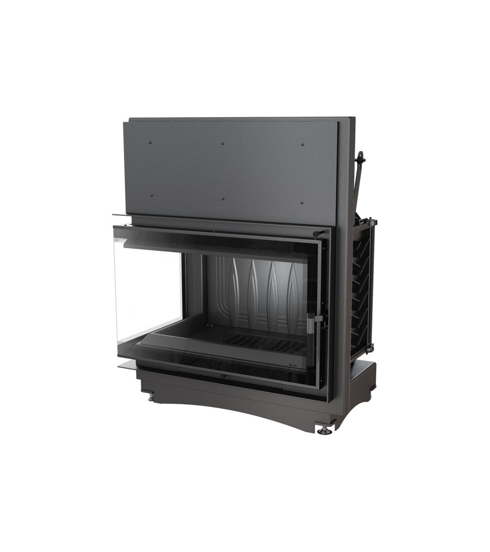 Insert cheminée OLIWIA 18 BS DECO vitre à gauche