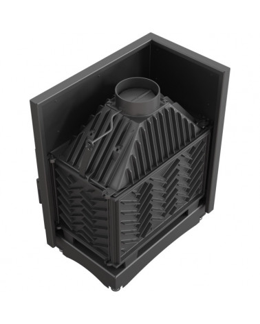 Inserto para chimenea OLIWIA 18 BS cristal en el lado izquierdo