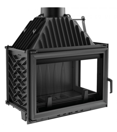 Inserto para chimenea OLIWIA 18 cristal en el lado derecho