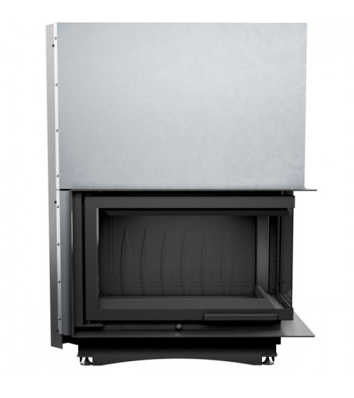 Inserto para chimenea OLIWIA 18 BS cristal en el lado izquierdo puerta de guillotina