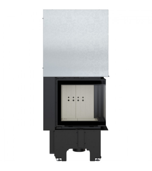 Inserto para chimenea VN 480/480 BS cristal en el lado izquierdo puerta de guillotina