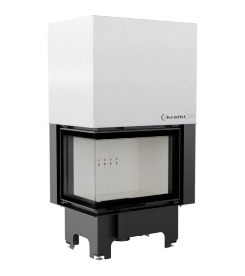 Inserto para chimenea VN 610/430 BS cristal en el lado izquierdo puerta de guillotina