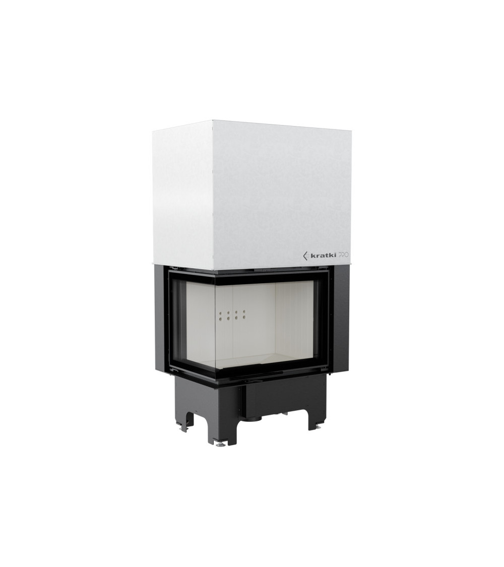 Inserto para chimenea VN 610/430 BS cristal en el lado izquierdo puerta de guillotina Inserto para chimenea VN 610/430 BS cristal en el lado izquierdo puerta de guillotina