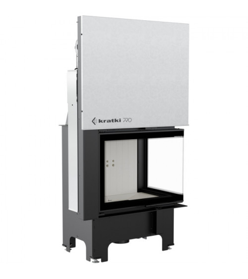 Inserto para chimenea VN 700/480 BS cristal en el lado izquierdo puerta de guillotina