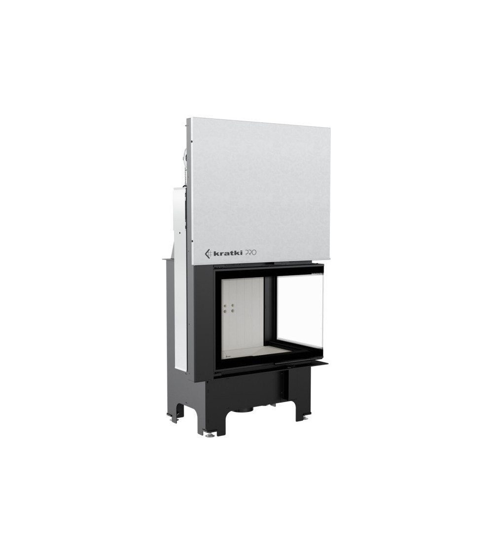 Inserto para chimenea VN 700/480 BS cristal en el lado izquierdo puerta de guillotina