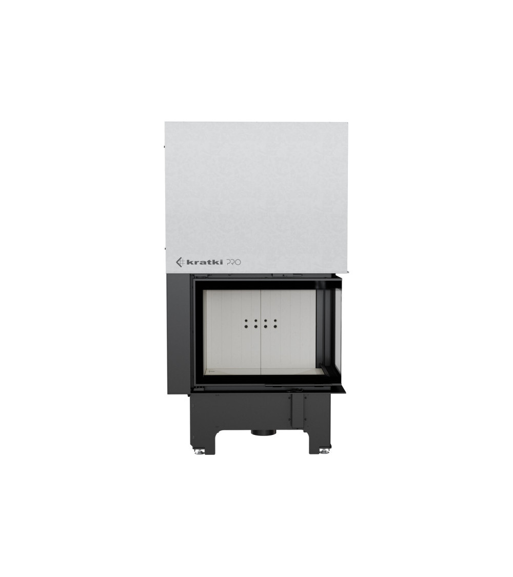 Inserto para chimenea VN 700/480 BS cristal en el lado izquierdo puerta de guillotina