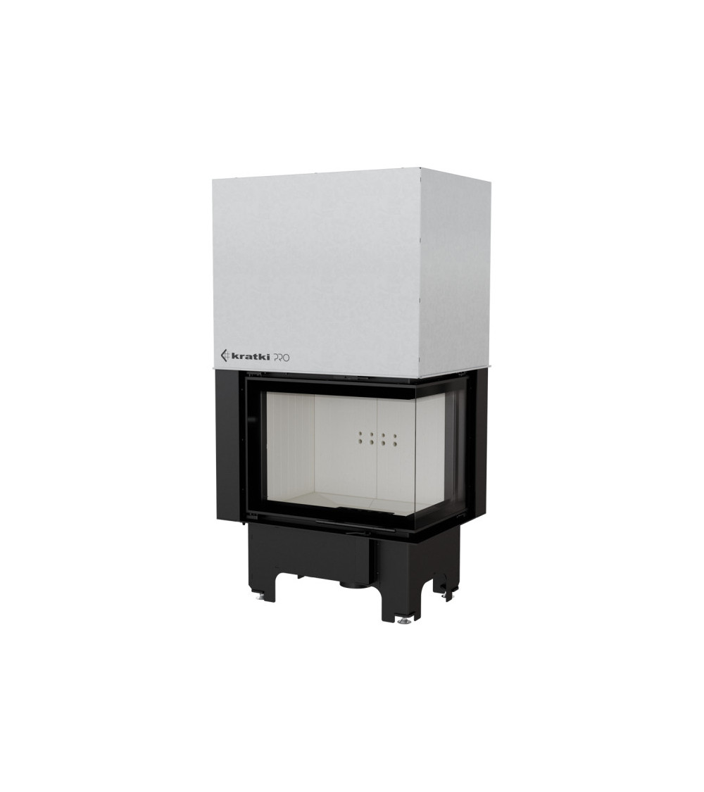 Inserto para chimenea VN 700/480 BS cristal en el lado izquierdo puerta de guillotina