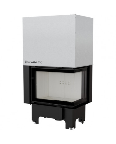 Inserto para chimenea VN 700/480 BS cristal en el lado izquierdo puerta de guillotina