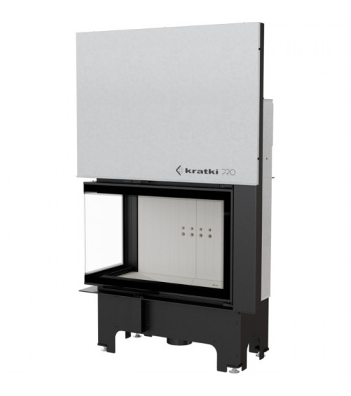 Inserto para chimenea VN 700/480 BS cristal en el lado izquierdo puerta de guillotina