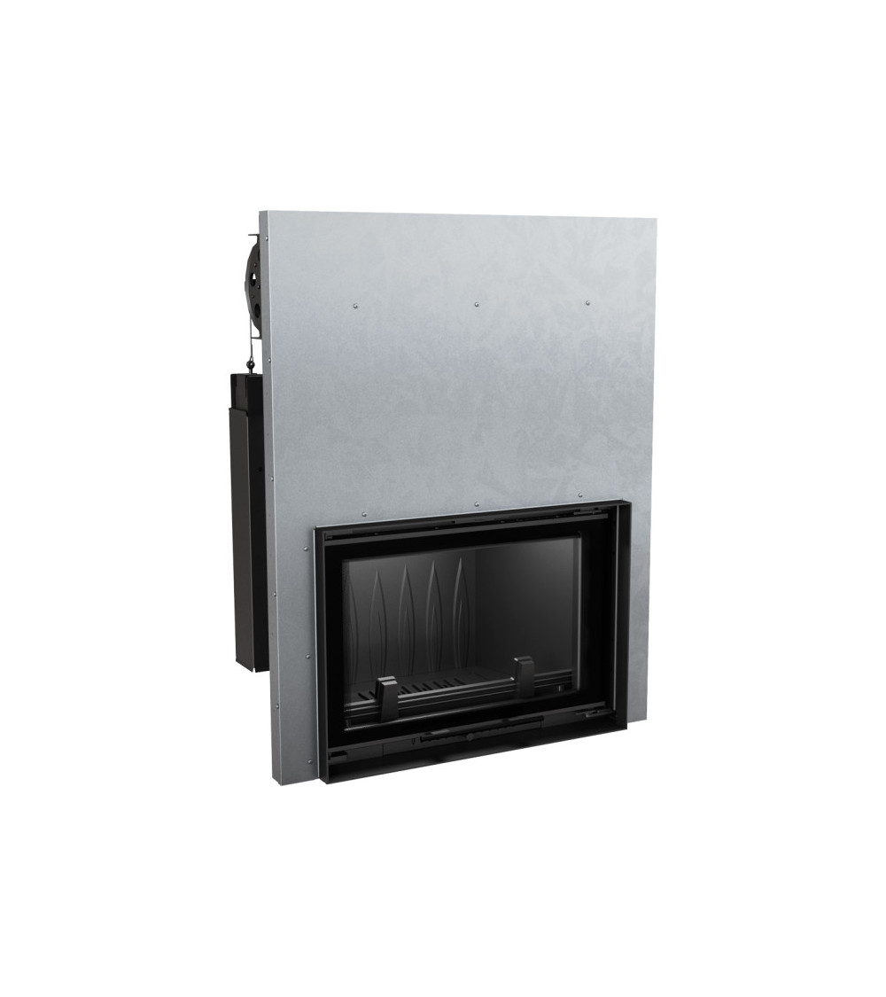 Inserire l'angolo camino Trivision 10 kw