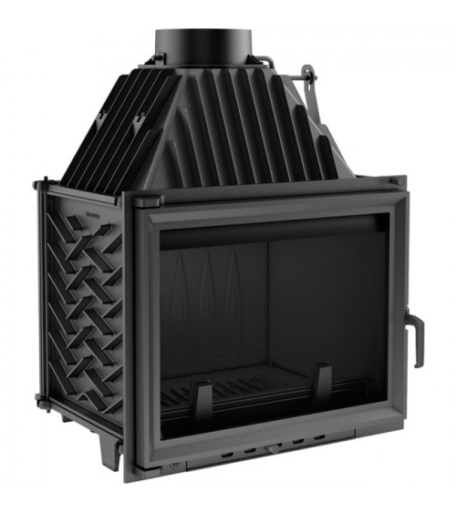 Inserire l'angolo camino Trivision 10 kw
