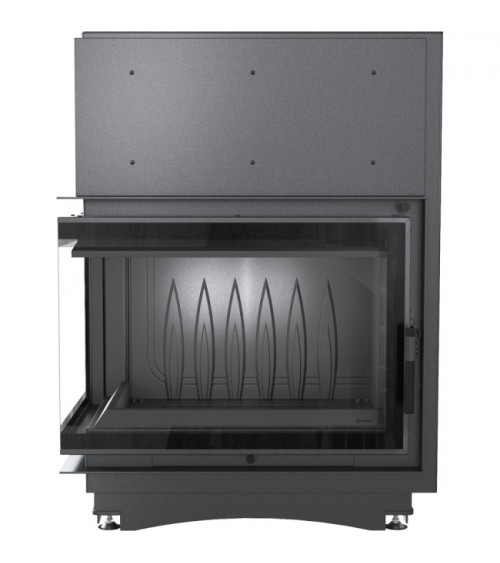 Inserto para chimenea ZUZIA 16 BS cristal en el lado izquierdo