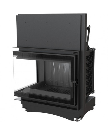 Inserire l'angolo camino Trivision 10 kw