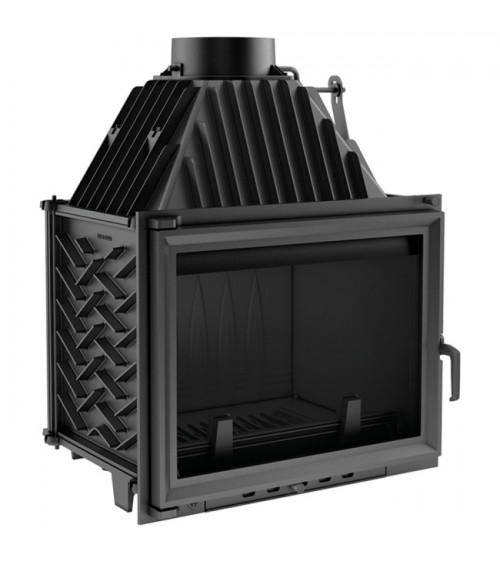 Inserire l'angolo camino Trivision 10 kw