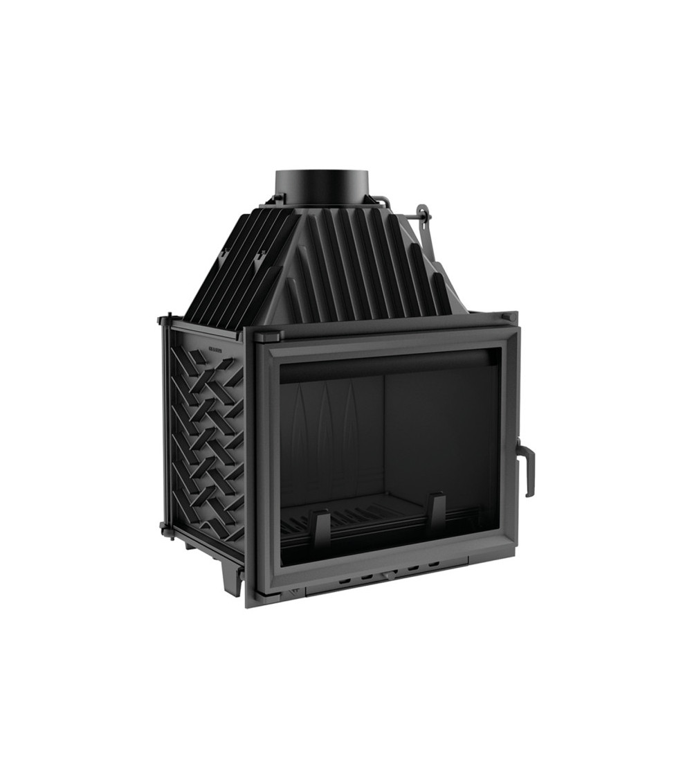 Inserire l'angolo camino Trivision 10 kw