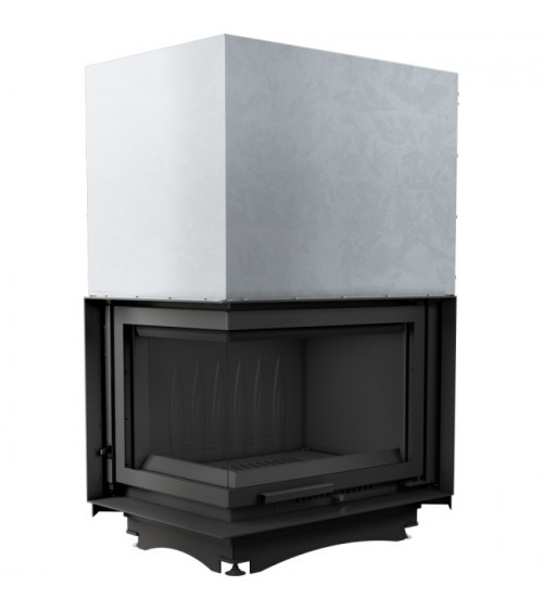 Inserire l'angolo camino Trivision 10 kw